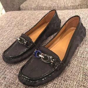 Black Coach Flats